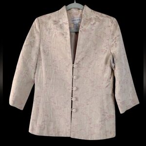 NWT Jaclyn Smith Brocade Jacket Blazer